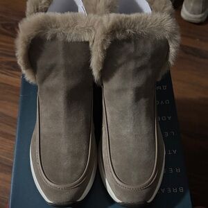 Geox Women's Brown Fur-Lined Winter Boots